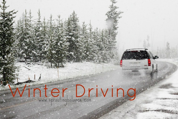 How do you prepare for Winter Driving in Ontario? | www.sproutingbalance.com | #winter #driving
