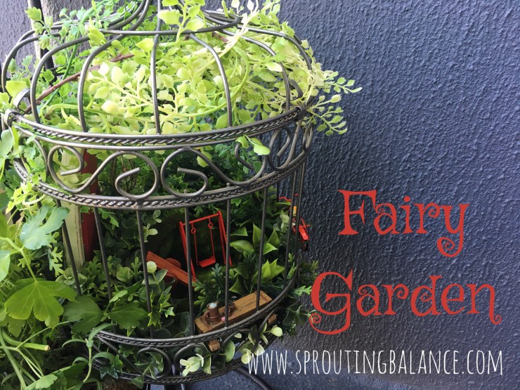 Fairy Garden | www.sproutingbalance.com | #fairy #garden #diy