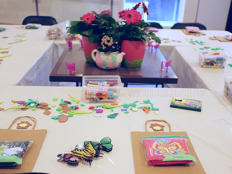 7th Birthday - Butterfly Garden | www.sproutingbalance.com | #butterfly #garden #birthday #decorations #crafts