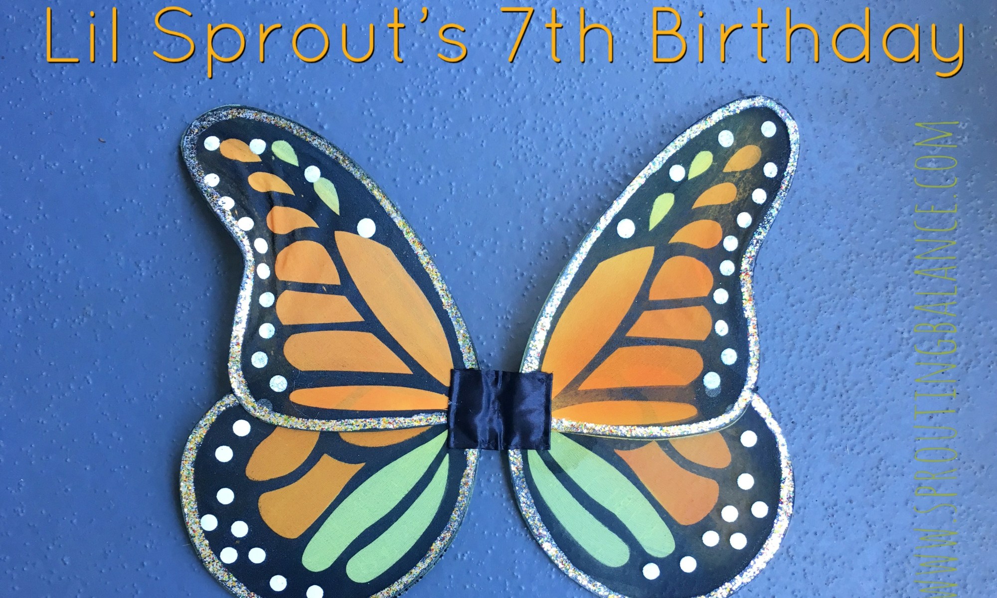 Lil Sprout's 7th Birthday - Butterfly Garden | www.sproutingbalance.com | #butterfly #garden #birthday #girl #crafts #gardening