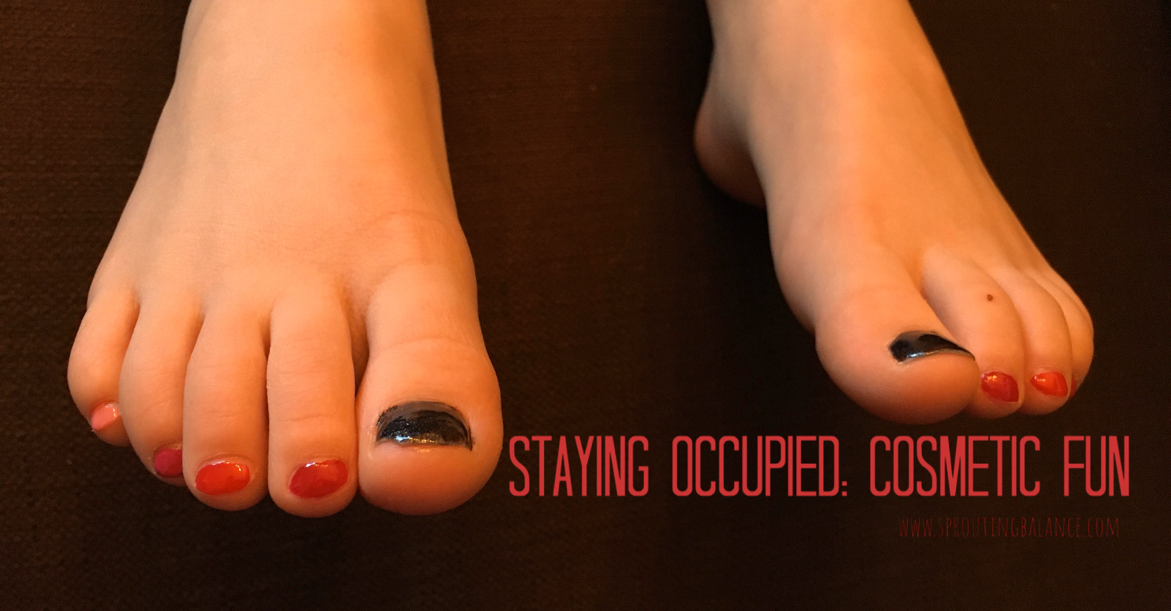 Staying Occupied: Cosmetic Fun | www.sproutingbalance.com | #stayhome #socialdistancing #bepositive